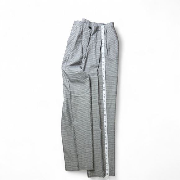 J.G. Hook Suits Houndstooth Blazer Pants Set Women's Size 14 Black White - Picture 12 of 14